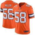 Men's Von Miller Denver Broncos Game Vapor Jersey Orange