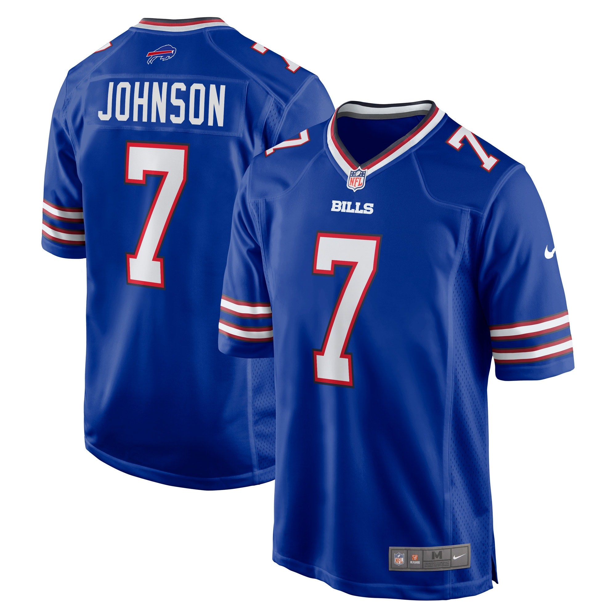 Taron Johnson Buffalo Bills Game Jersey - Royal