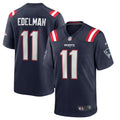 Julian Edelman New England Patriots Game Player Jersey - Navy