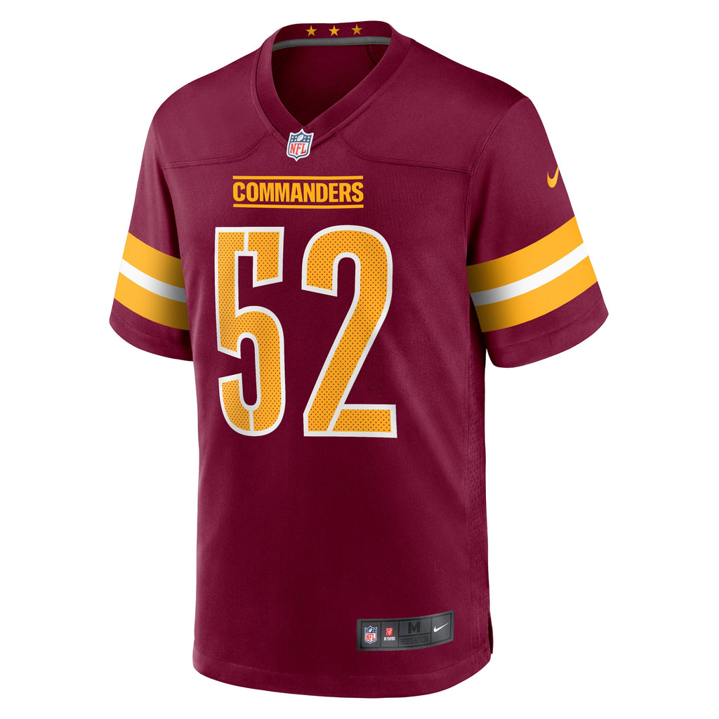 Jamin Davis Washington Commanders Player Game Jersey - Burgundy