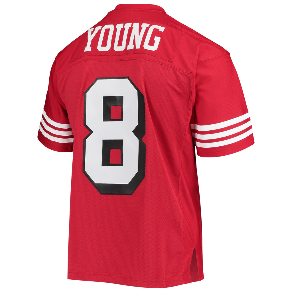 Steve Young San Francisco 49ers Mitchell & Ness Legacy Replica Jersey - Scarlet