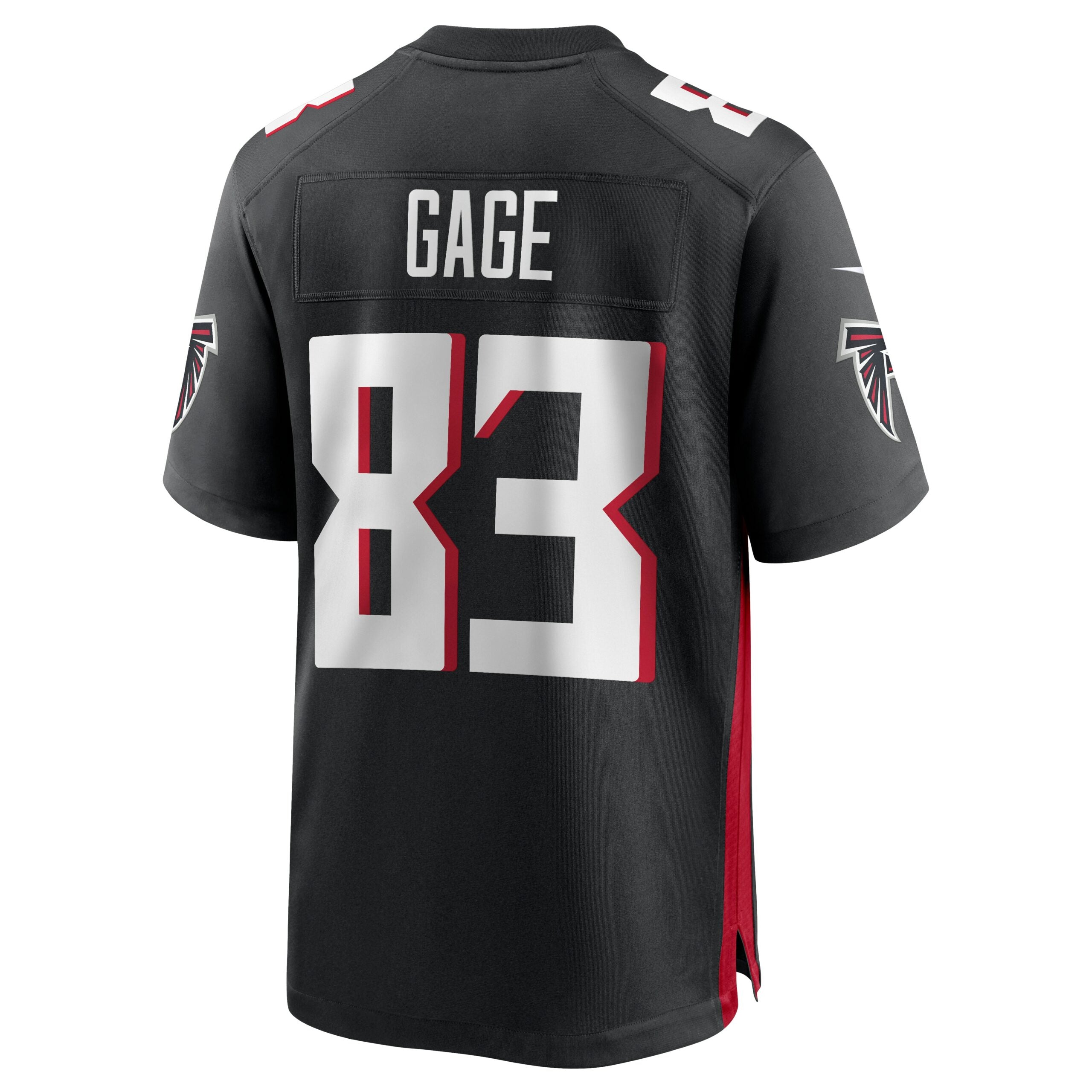 Russell Gage Atlanta Falcons Game Jersey - Black