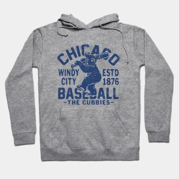 Cubs Retro 1 By Buck Tee Hoodie