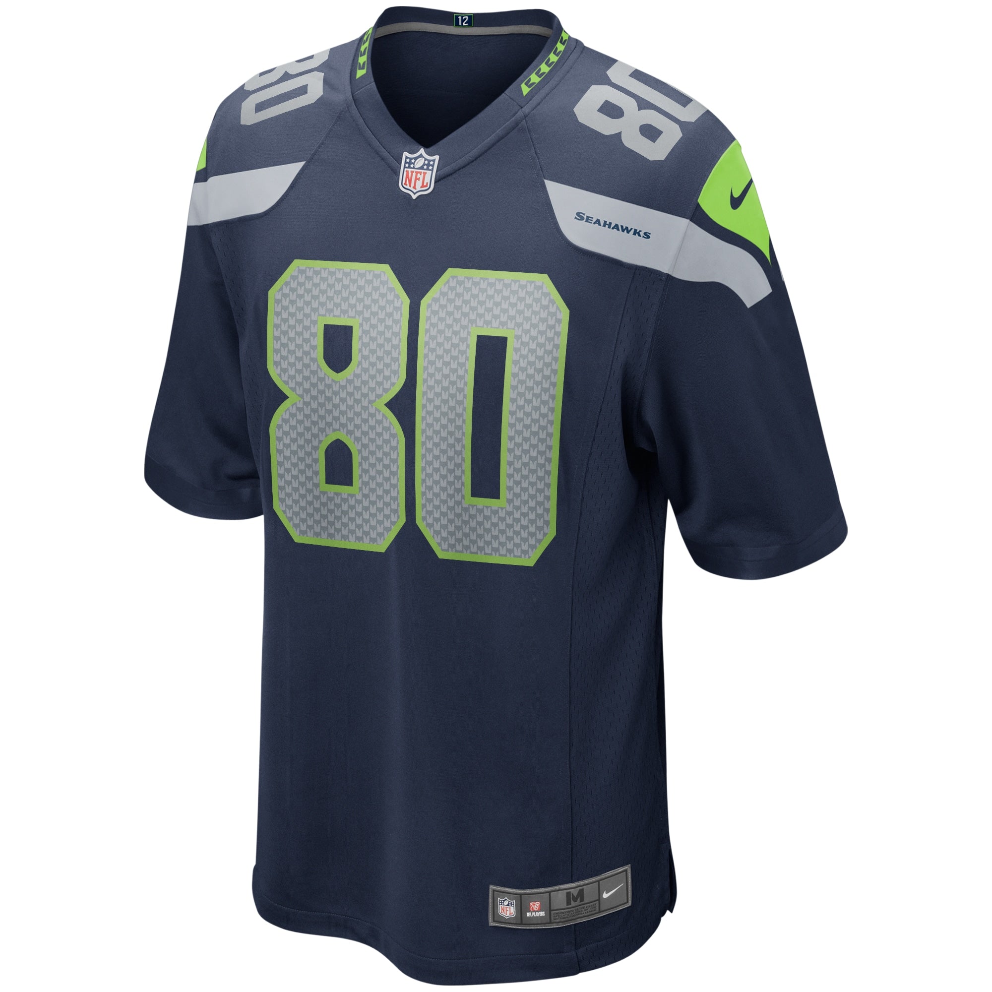Steve Largent Seattle Seahawks Game Retired Player Jersey - College Navy