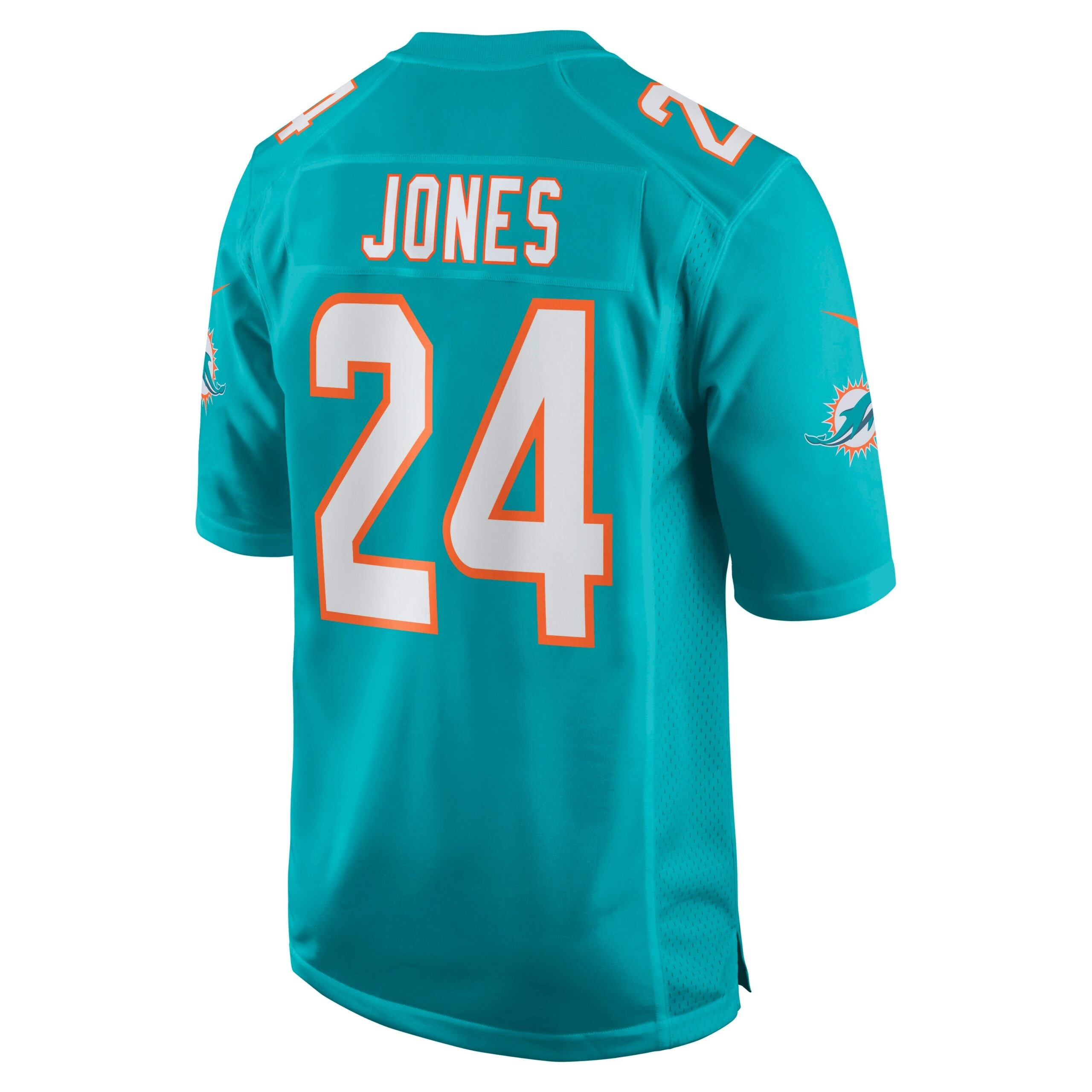 Byron Jones Miami Dolphins Game Jersey - Aqua