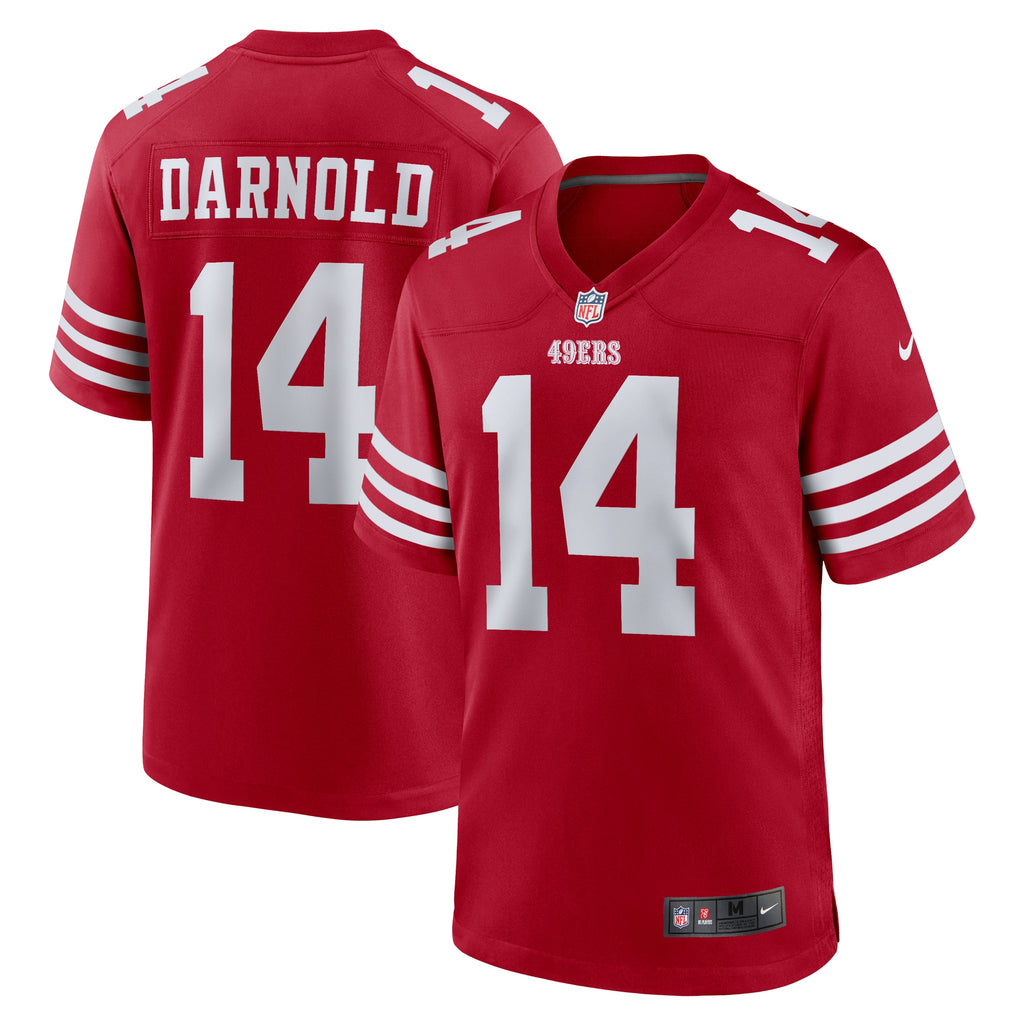 Sam Darnold San Francisco 49ers Game Player Jersey - Scarlet