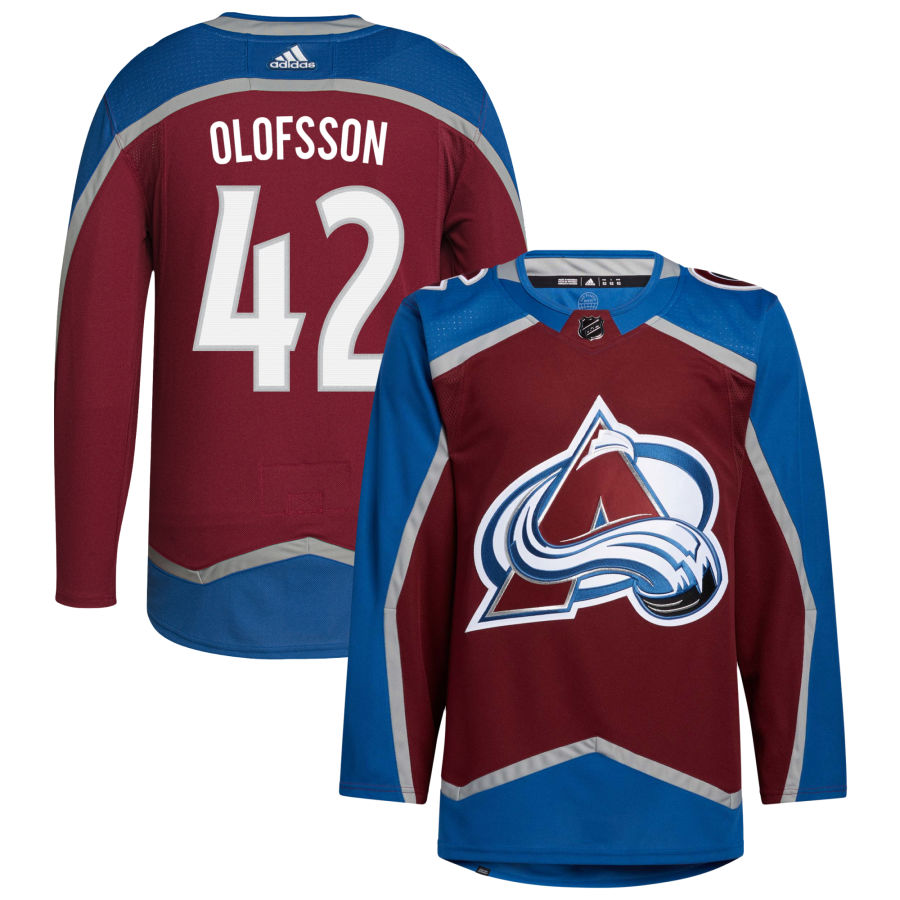 Fredrik Olofsson Colorado Avalanche Home Primegreen Authentic Pro Jersey - Burgundy