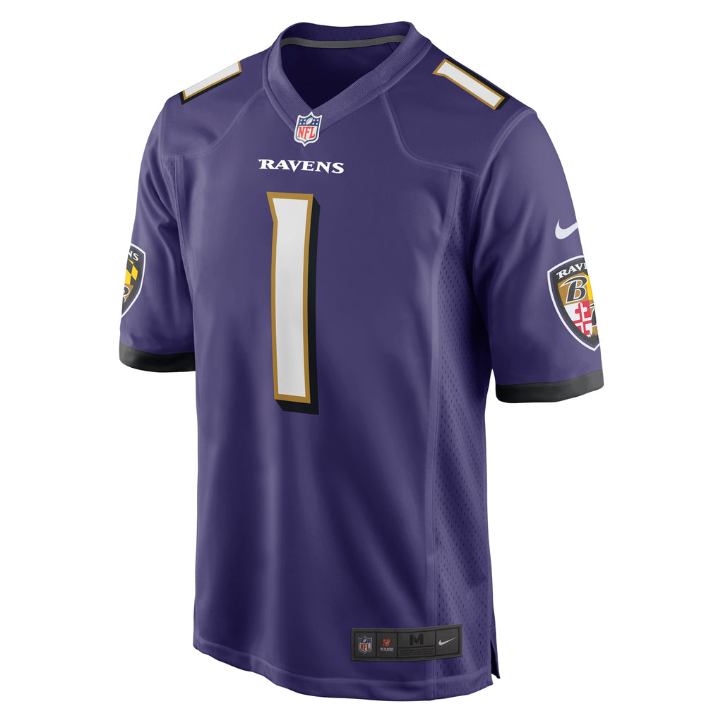 Number 1 Dad Baltimore Ravens Game Jersey - Purple