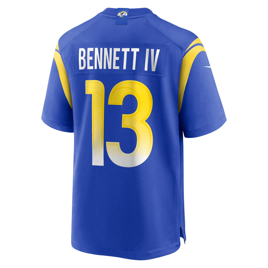 Stetson Bennett Los Angeles Rams Team Game Jersey - Royal