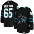 Erik Karlsson San Jose Sharks Alternate Authentic Jersey - Black