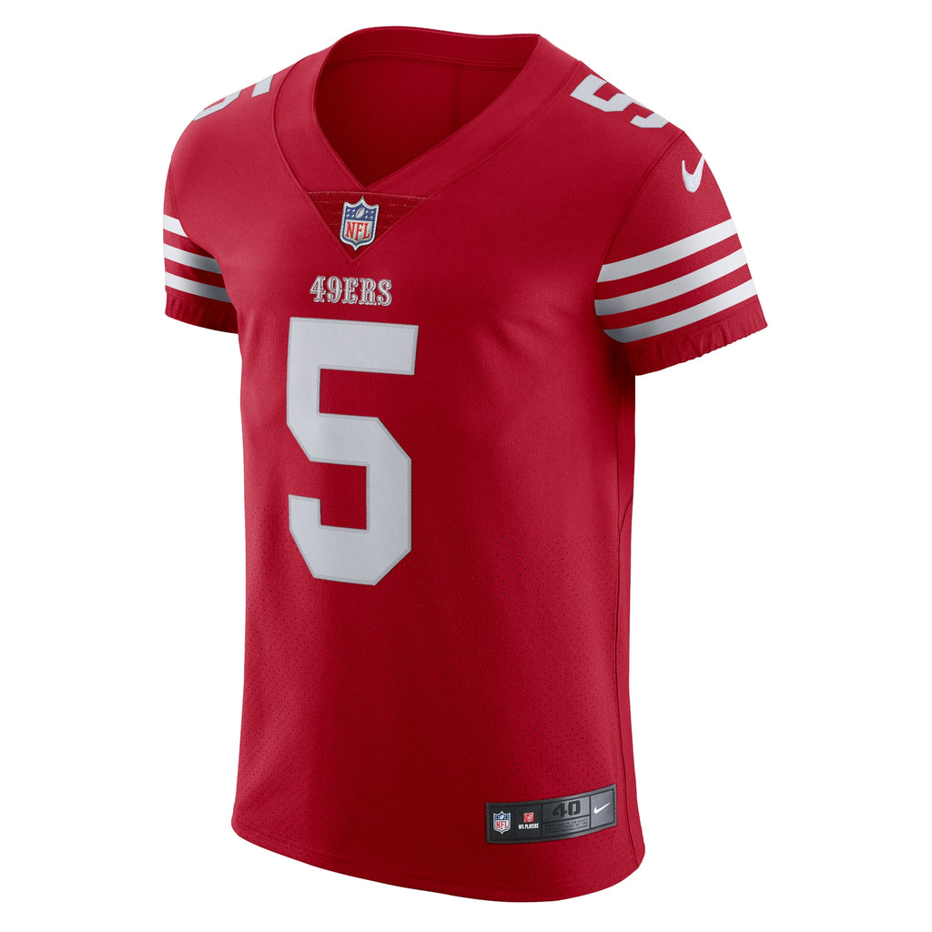 Trey Lance San Francisco 49ers Vapor Elite Jersey - Scarlet