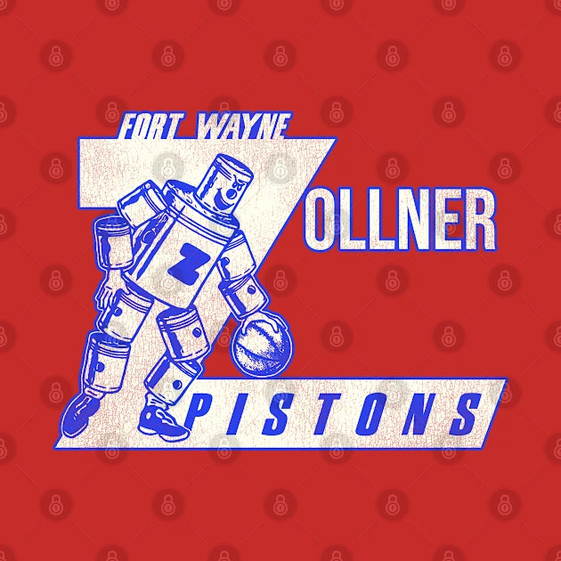Defunct Fort Wayne Zollner Pistons Basketball Team T-Shirt