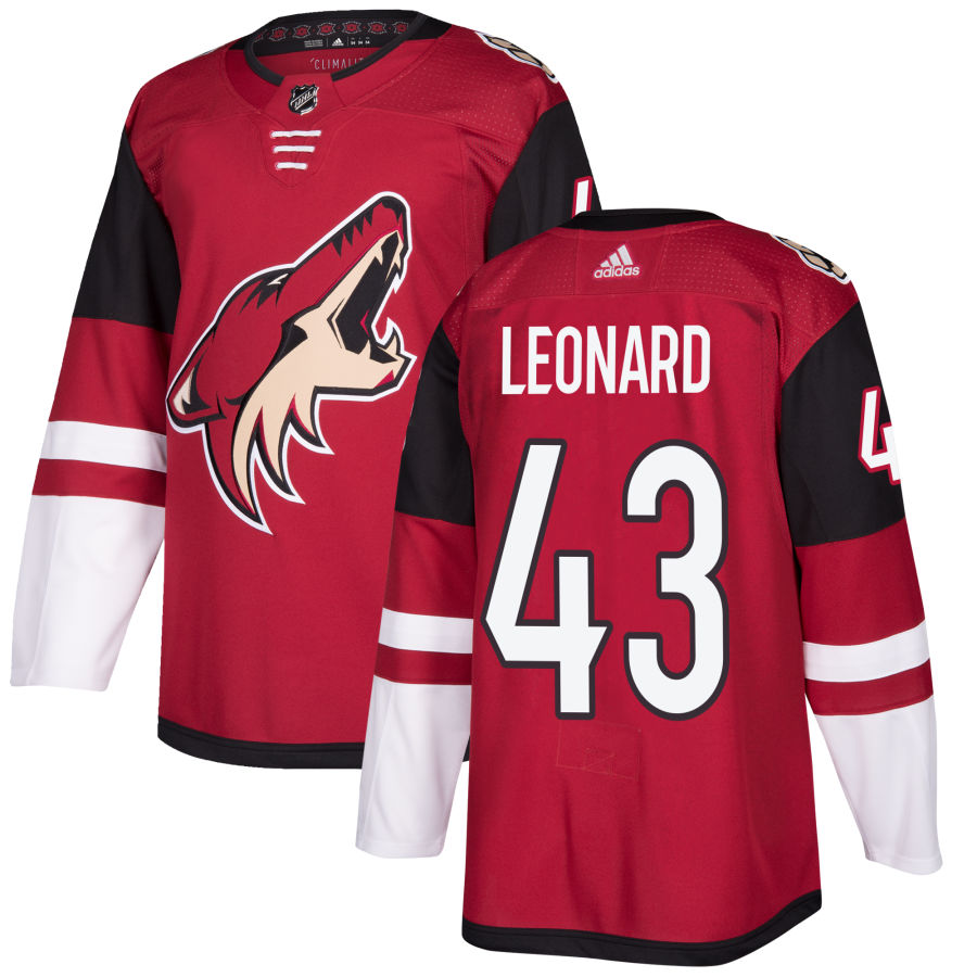 John Leonard Arizona Coyotes Authentic Jersey - Maroon