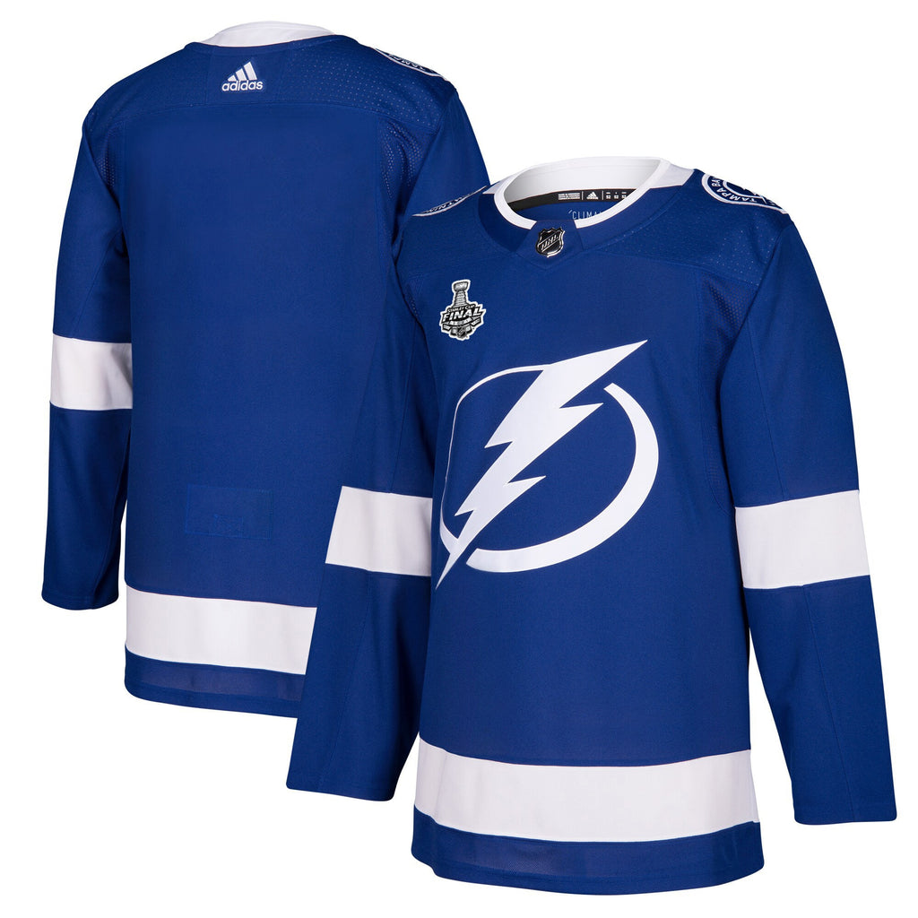 Tampa Bay Lightning 2021 Stanley Cup Final Bound Authentic Patch Jersey - Blue