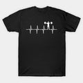 Weight Lifting Heartbeat Gift For Weightlifters T-Shirt