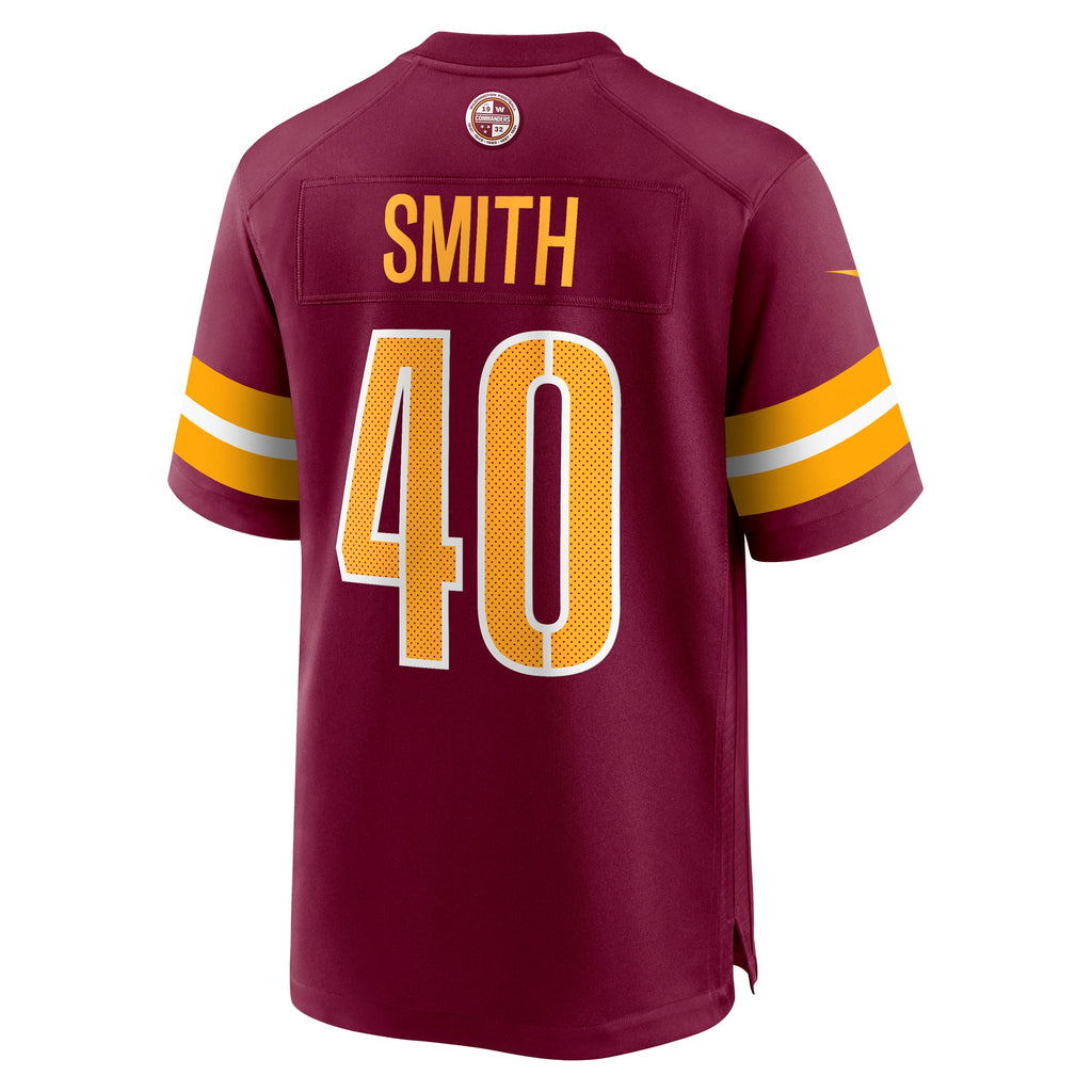 Kendall Smith Washington Commanders Team Game Jersey - Burgundy