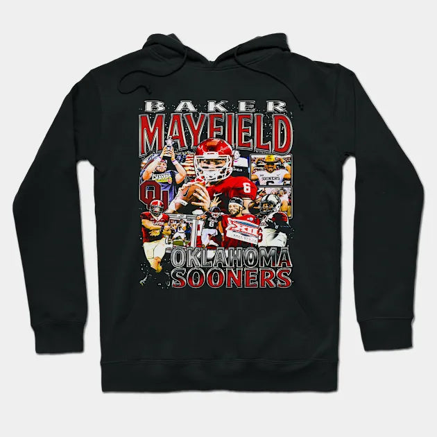 Baker Mayfield College Vintage Bootleg Hoodie