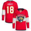Steven Lorentz Florida Panthers Home Primegreen Authentic Pro Jersey - Red