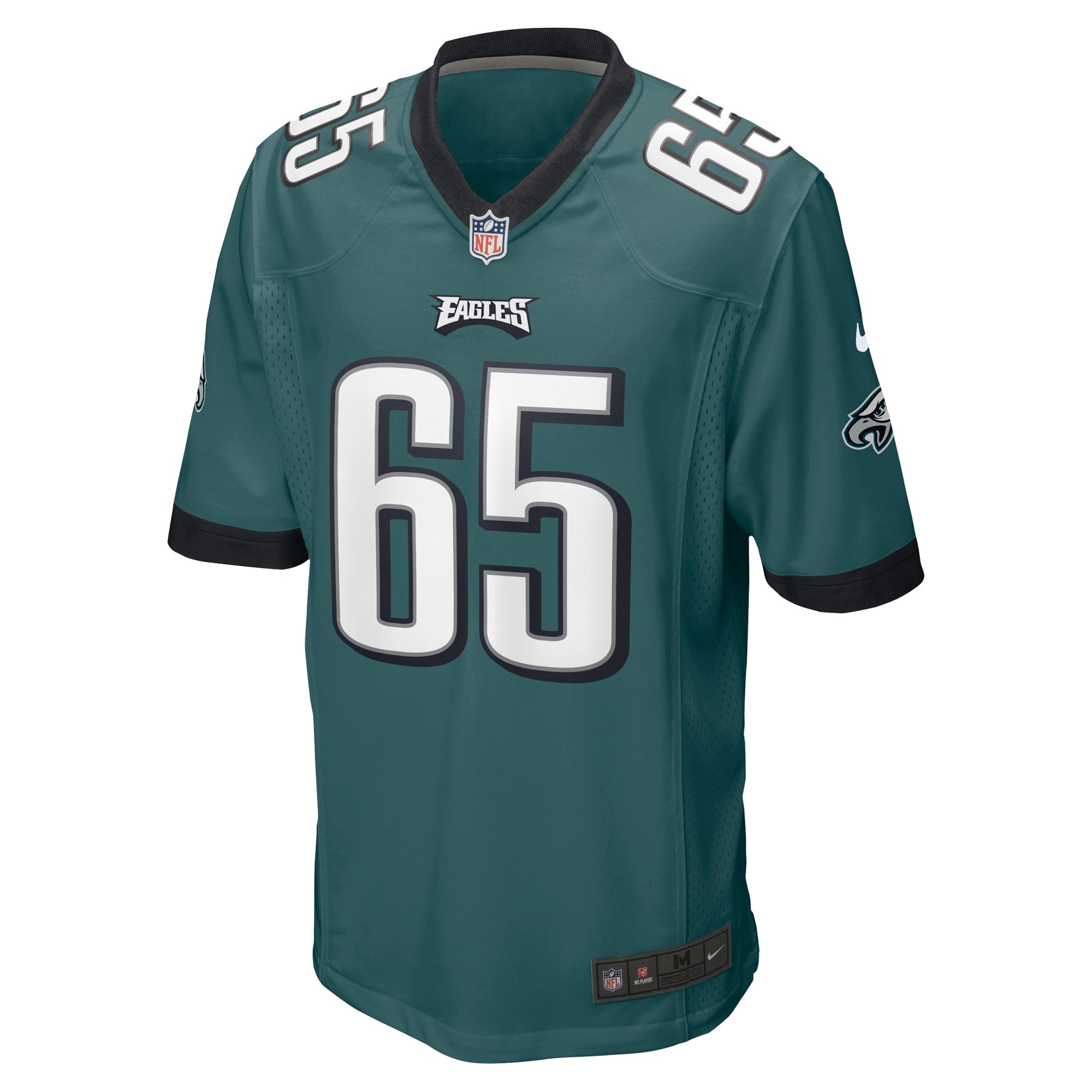 Lane Johnson Philadelphia Eagles Game Jersey - Midnight Green