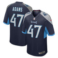 Andrew Adams Tennessee Titans Home Game Player Jersey - Navy