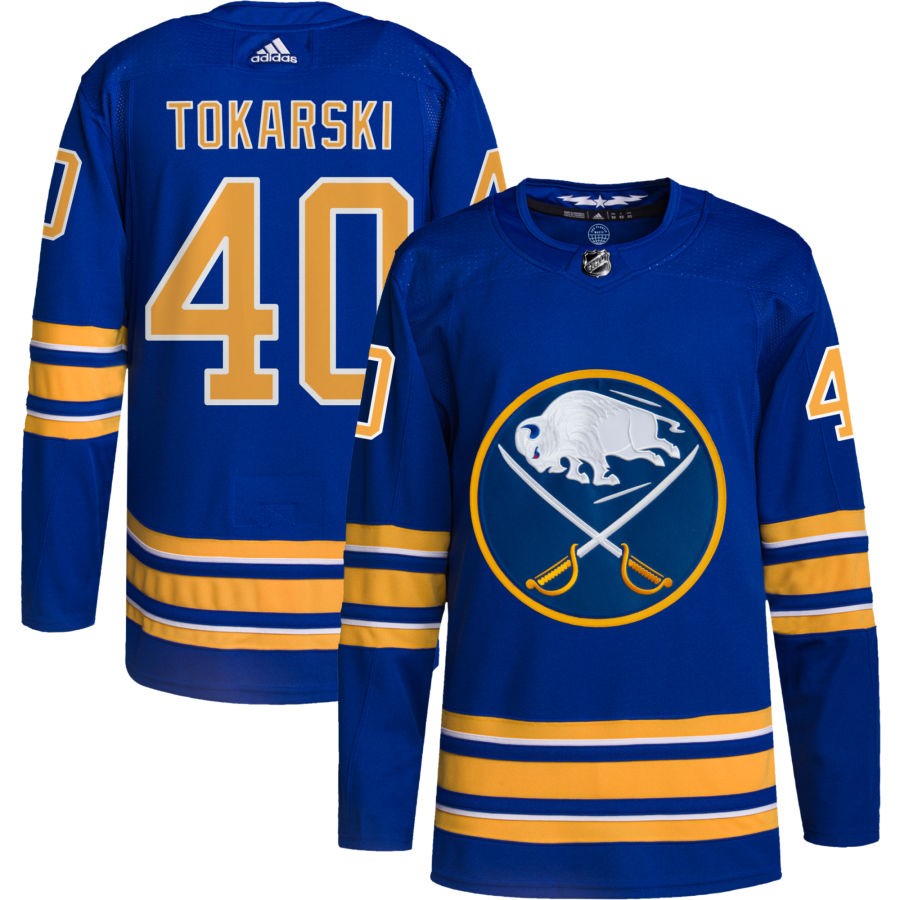 Dustin Tokarski Buffalo Sabres Home Authentic Pro Jersey - Royal