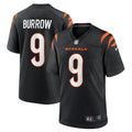Joe Burrow Cincinnati Bengals Player Game Jersey - Black