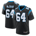 Justin McCray Carolina Panthers Team Game Jersey - Black
