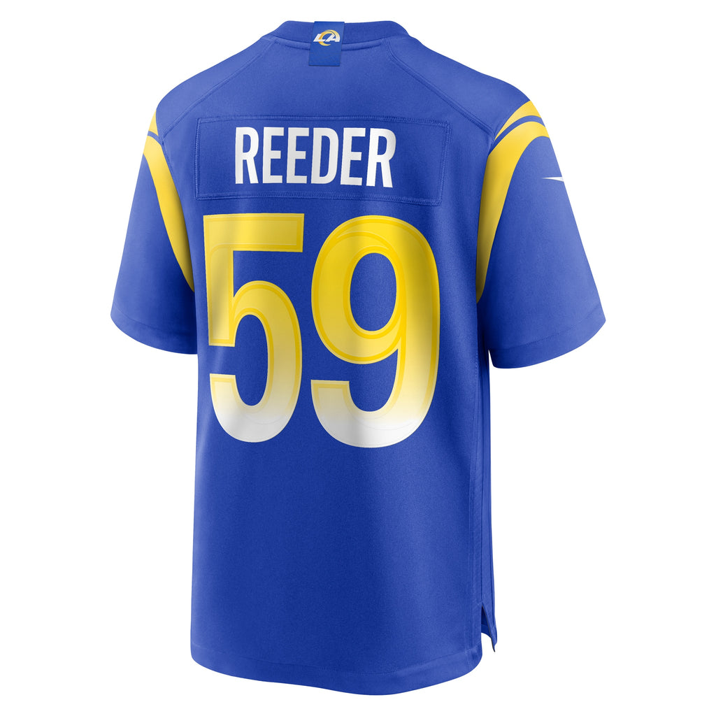 Troy Reeder Los Angeles Rams Team Game Jersey - ?Royal