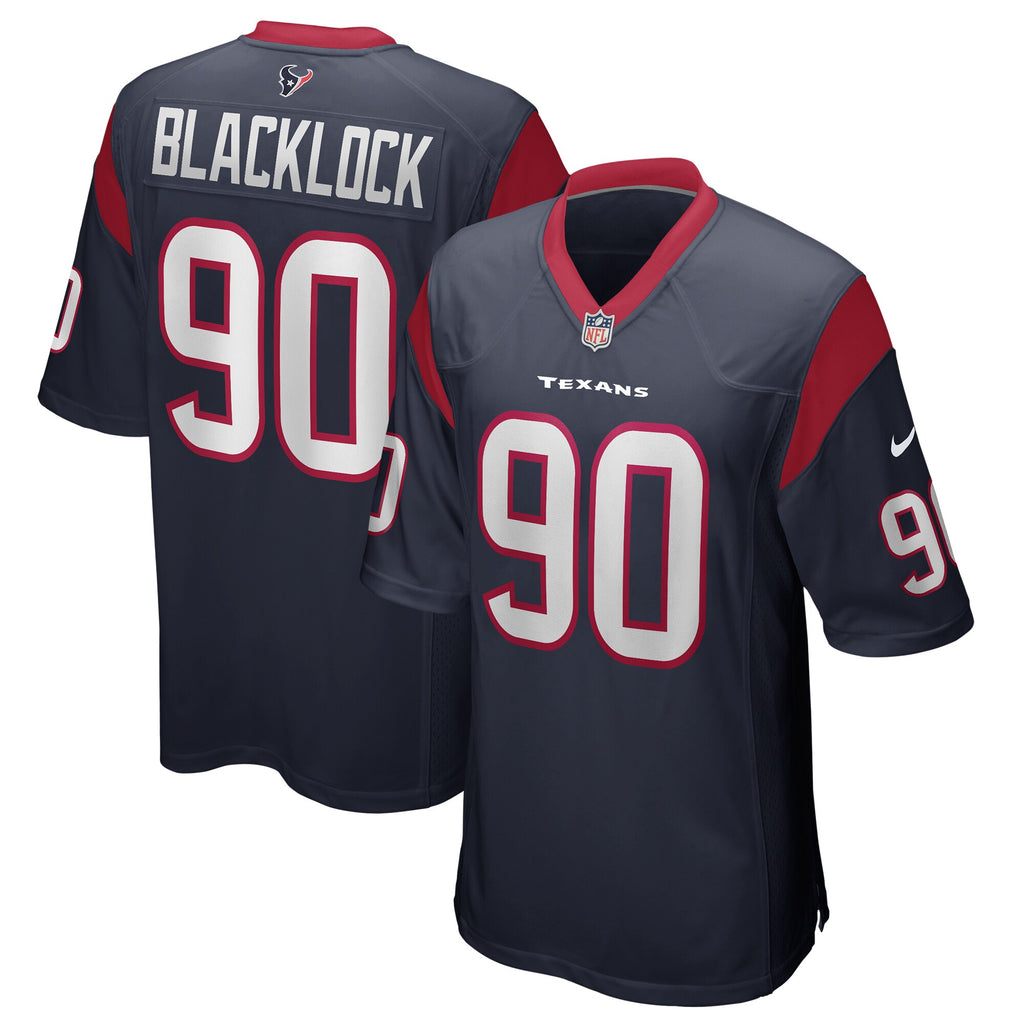 Ross Blacklock Houston Texans Player Game Jersey - Navy