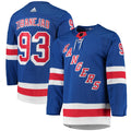 Mika Zibanejad New York Rangers Home Primegreen Authentic Pro Player Jersey - Blue
