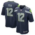 12s Seattle Seahawks Game Jersey - College Navy