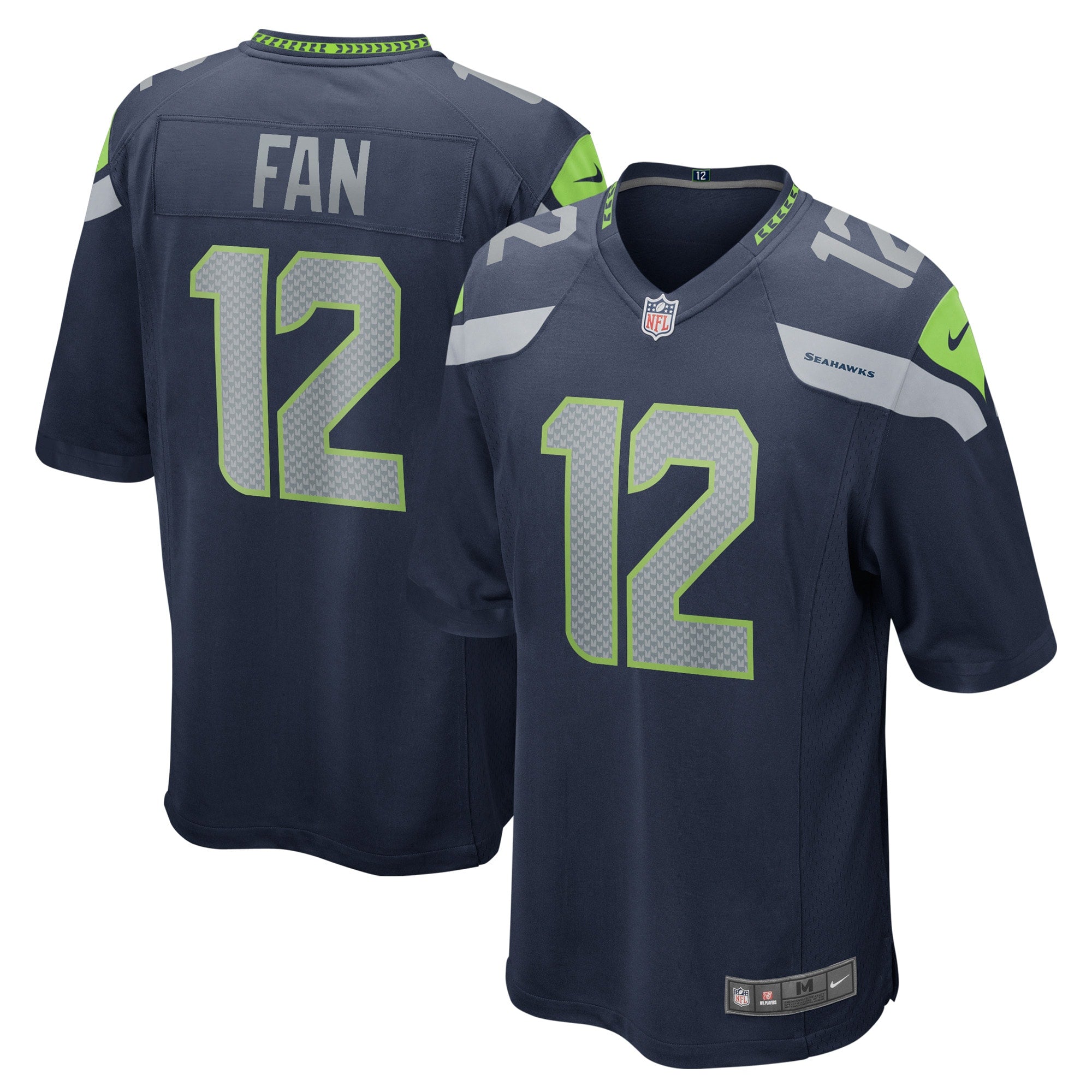 12s Seattle Seahawks Game Jersey - College Navy