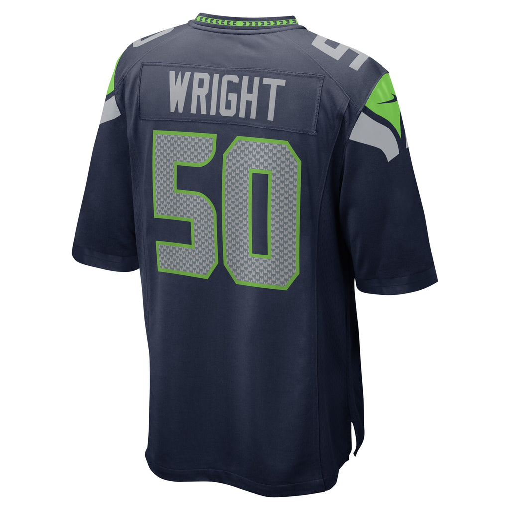 K.J. Wright Seattle Seahawks Game Jersey - College Navy