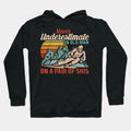 Mens Never Underestimate An Old Man On A Pair Of Skies I Skiing Graphic Hoodie