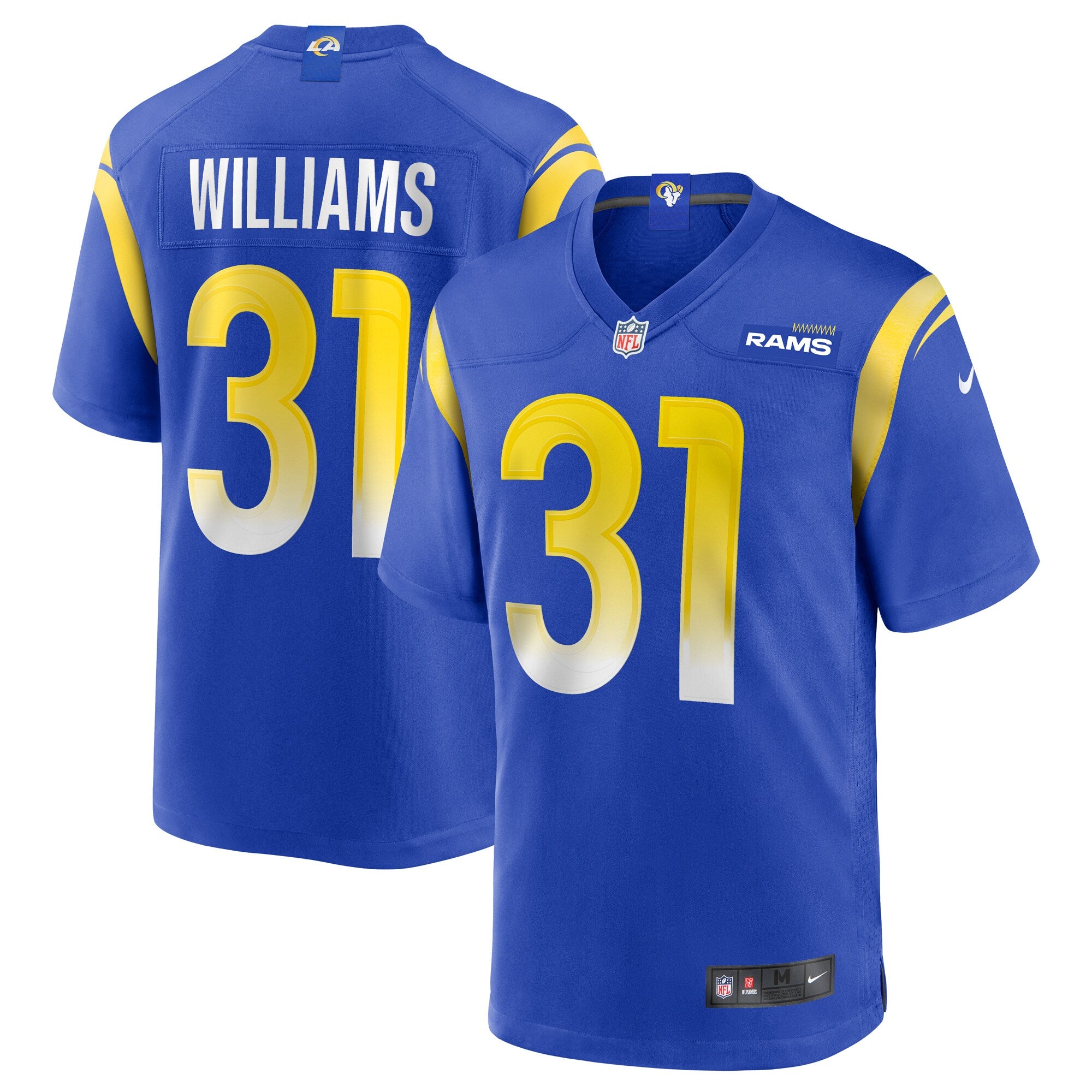 Darious Williams Los Angeles Rams Game Jersey - Royal
