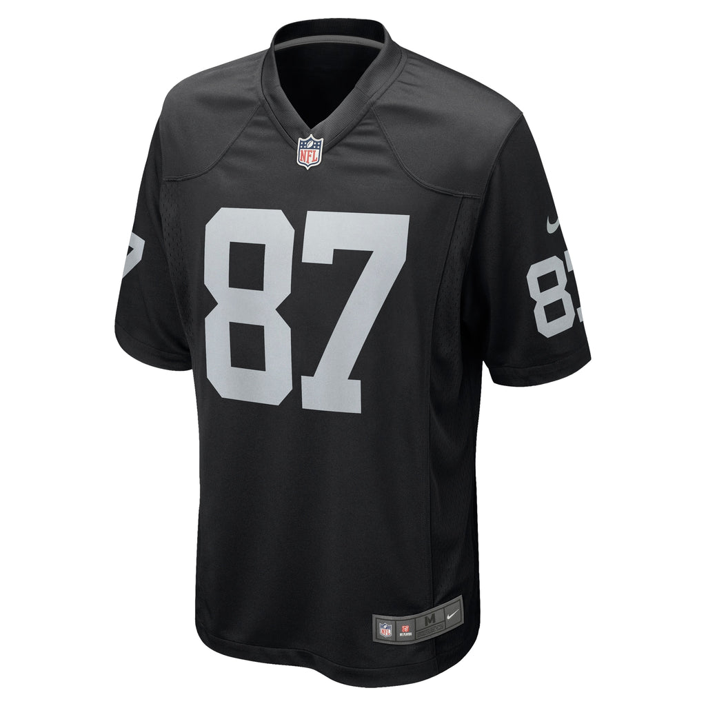Michael Mayer Las Vegas Raiders 2023 NFL Draft Pick Game Jersey - Black