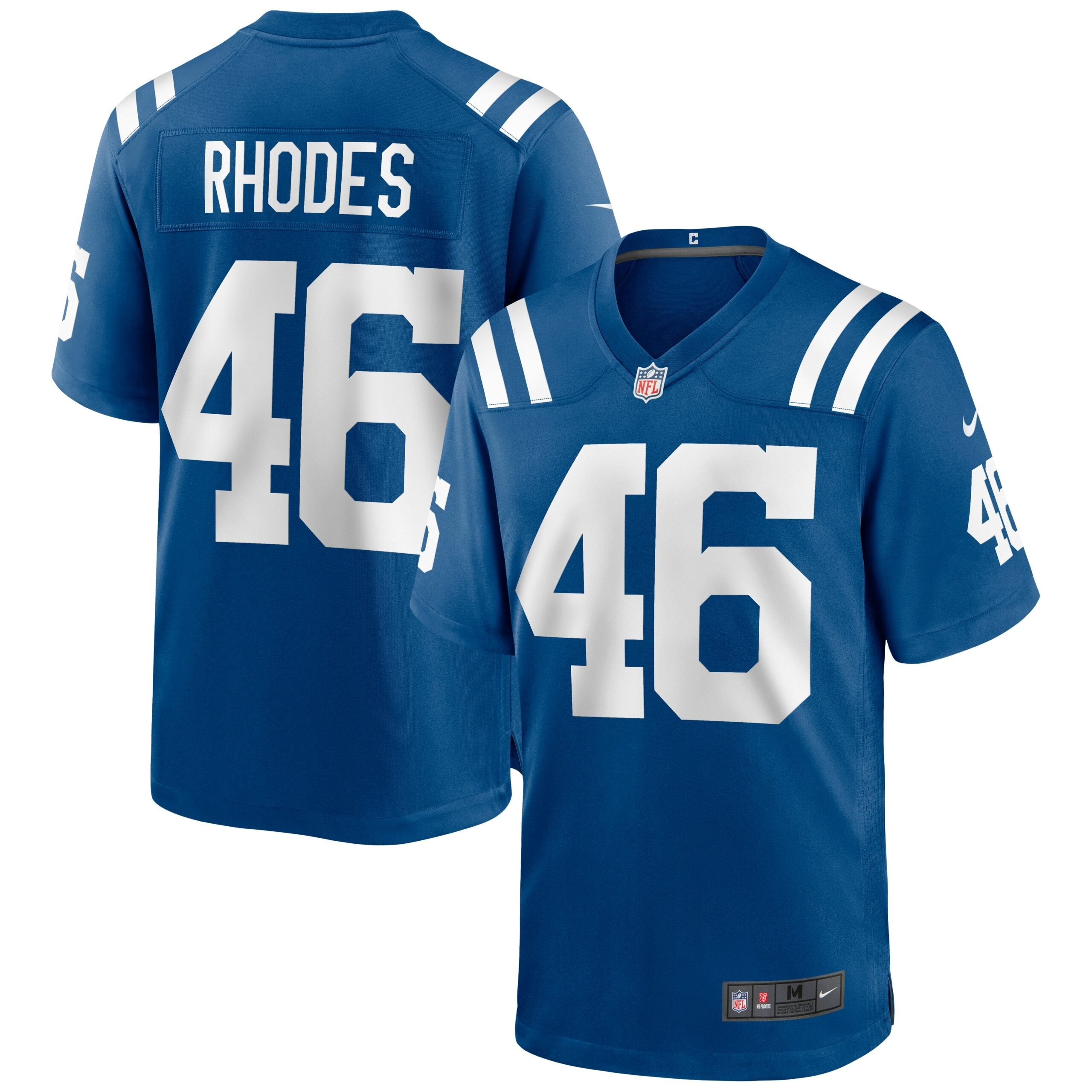 Luke Rhodes Indianapolis Colts Game Jersey - Royal