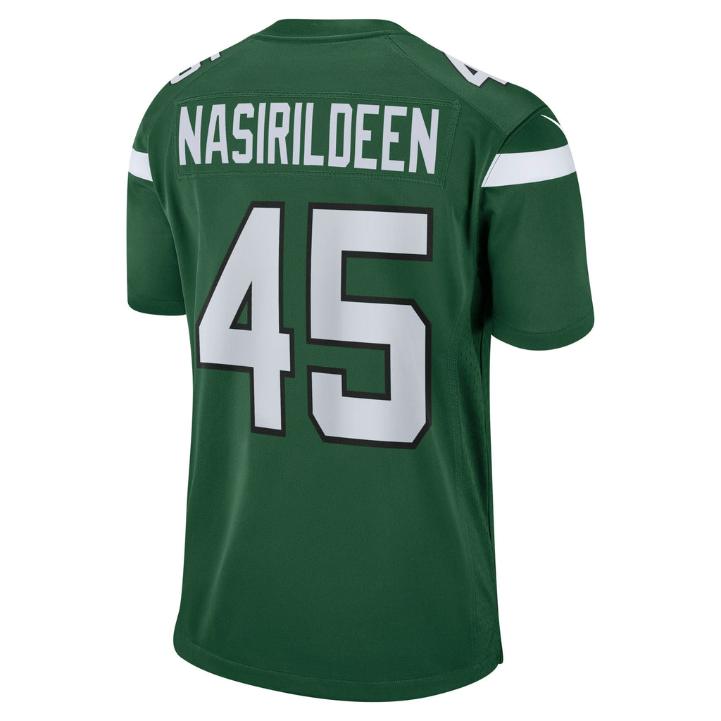 Hamsah Nasirildeen New York Jets Game Jersey - Gotham Green