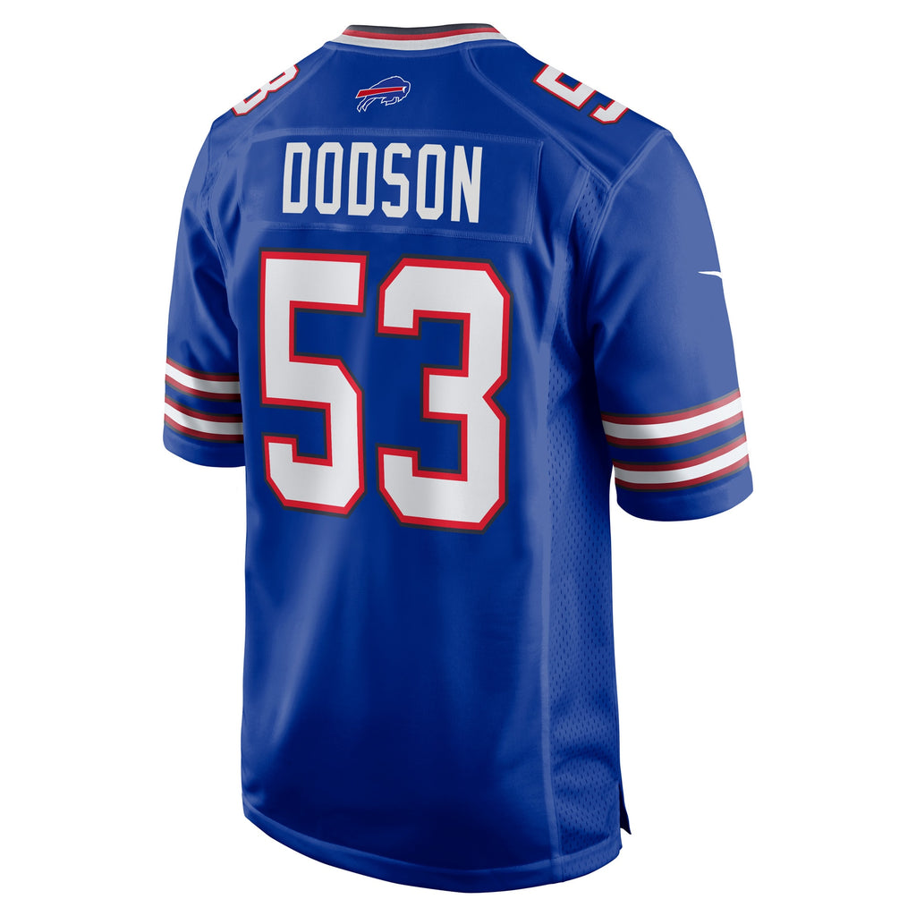 Tyrel Dodson Buffalo Bills Game Player Jersey - Royal
