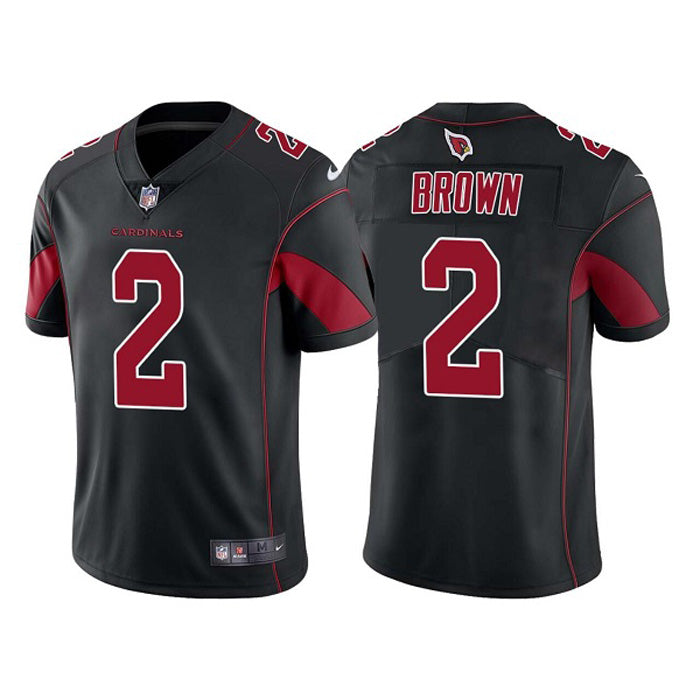 Men's Arizona Cardinals Marquise Brown Vapor Jersey - Black/Red
