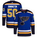 Jordan Binnington St. Louis Blues Home Authentic Pro Jersey - Royal