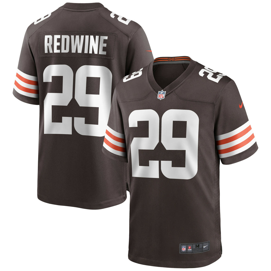 Sheldrick Redwine Cleveland Browns Game Jersey - Brown