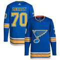 Oskar Sundqvist St. Louis Blues Alternate Authentic Pro Jersey - Blue