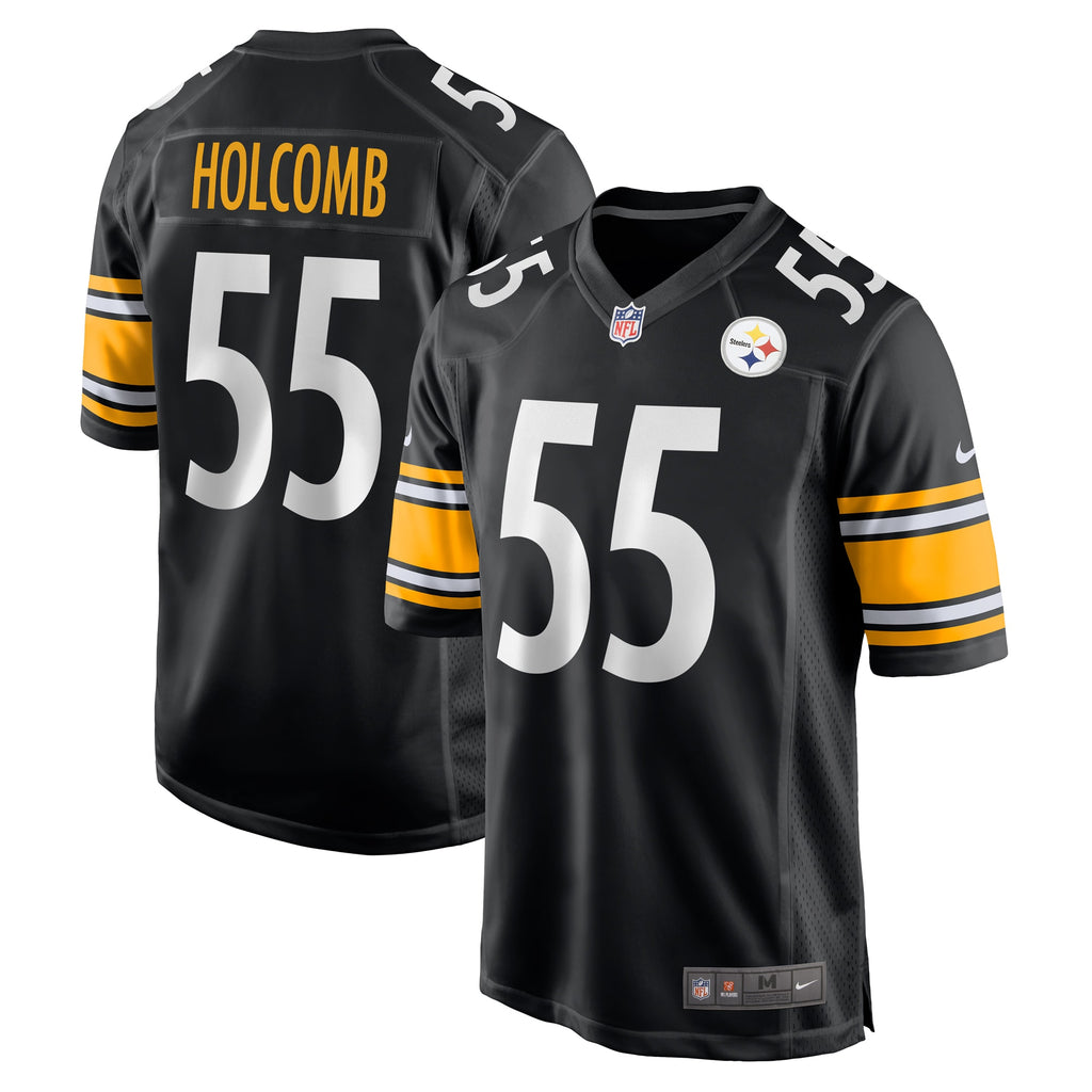Cole Holcomb Pittsburgh Steelers Game Player Jersey - Black