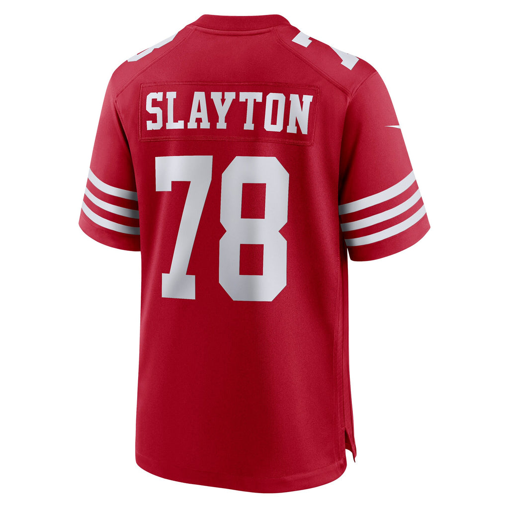 Chris Slayton San Francisco 49ers Game Jersey - Scarlet