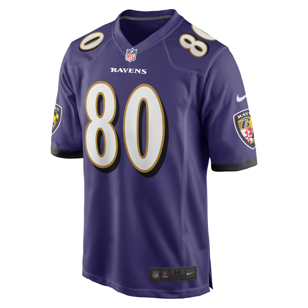 Isaiah Likely Baltimore Ravens Player Game Jersey - Purple