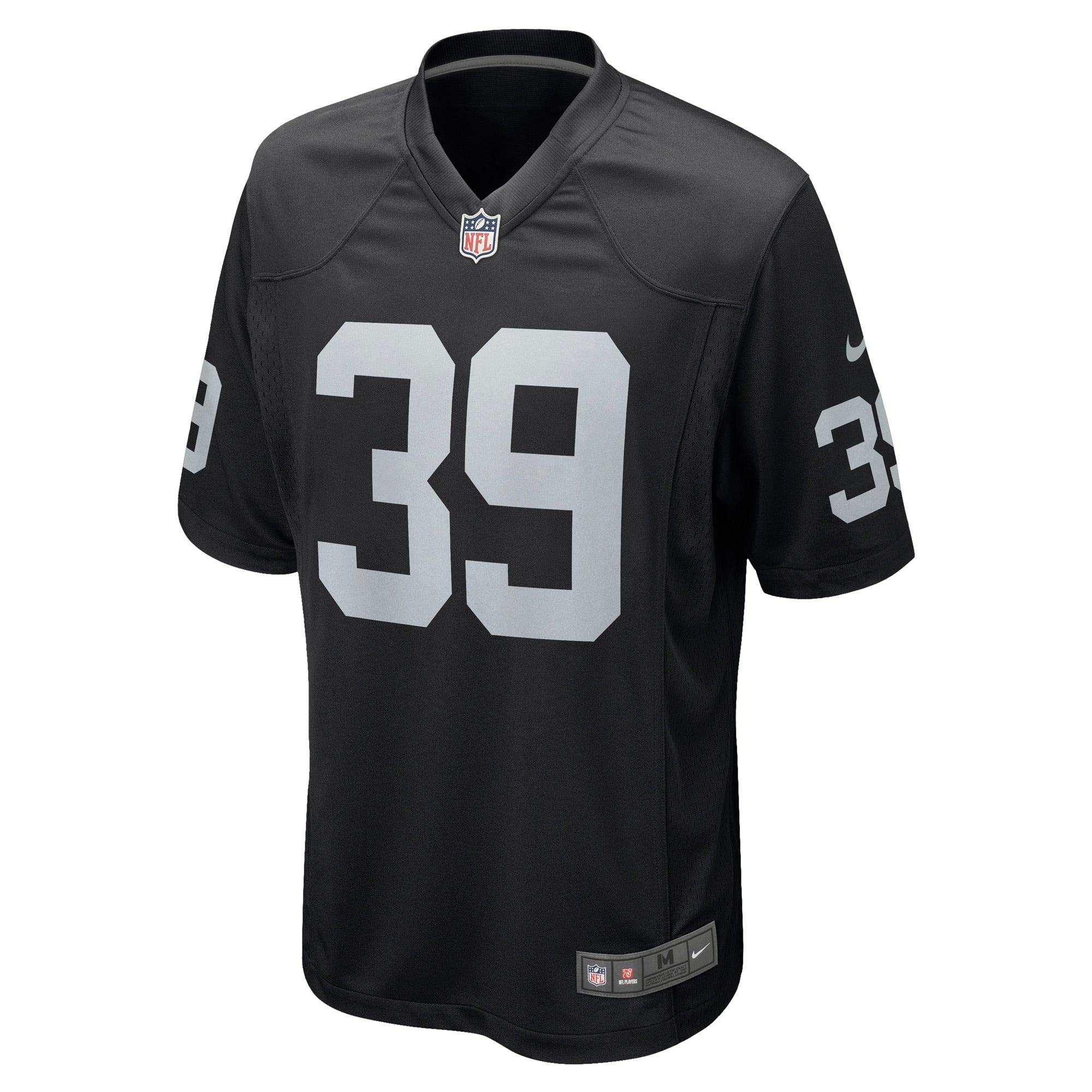 Nate Hobbs Las Vegas Raiders Game Jersey - Black