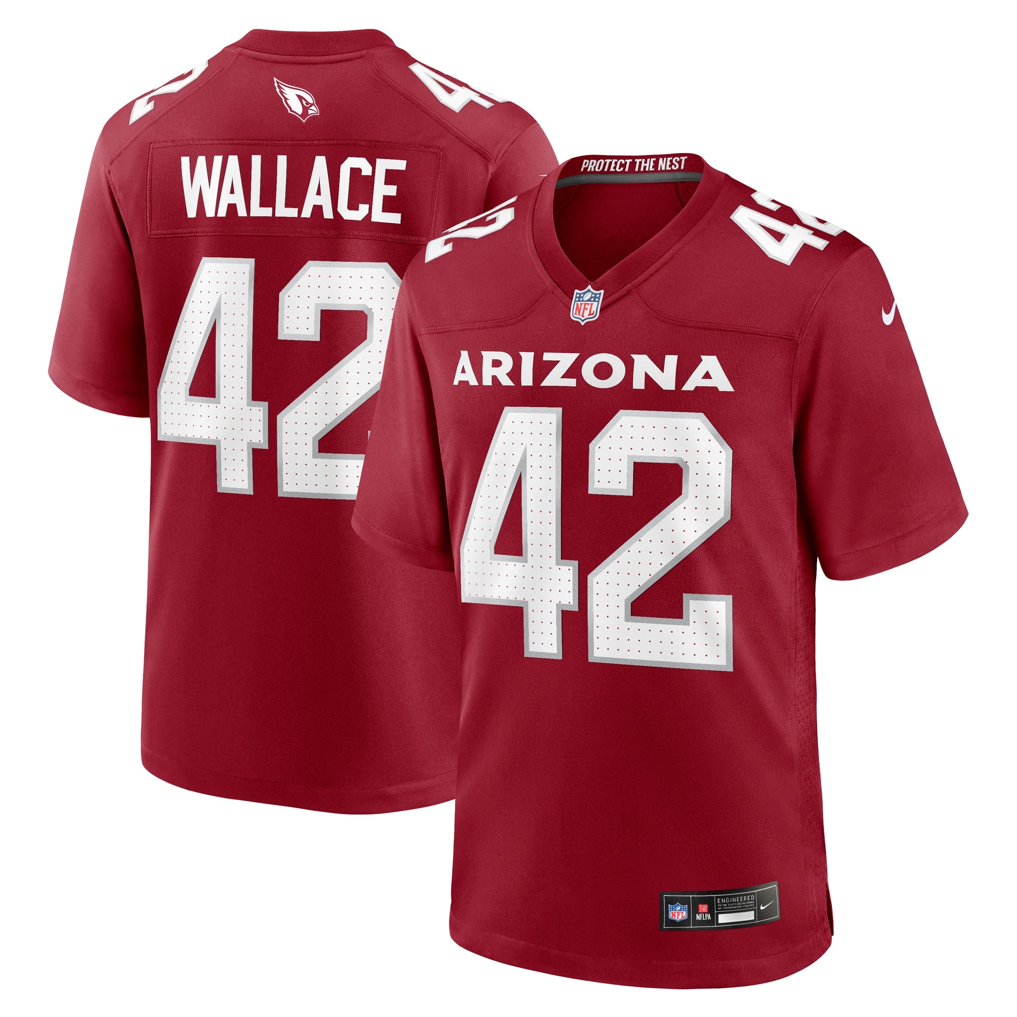 K'Von Wallace Arizona Cardinals Team Game Jersey - ?Cardinal