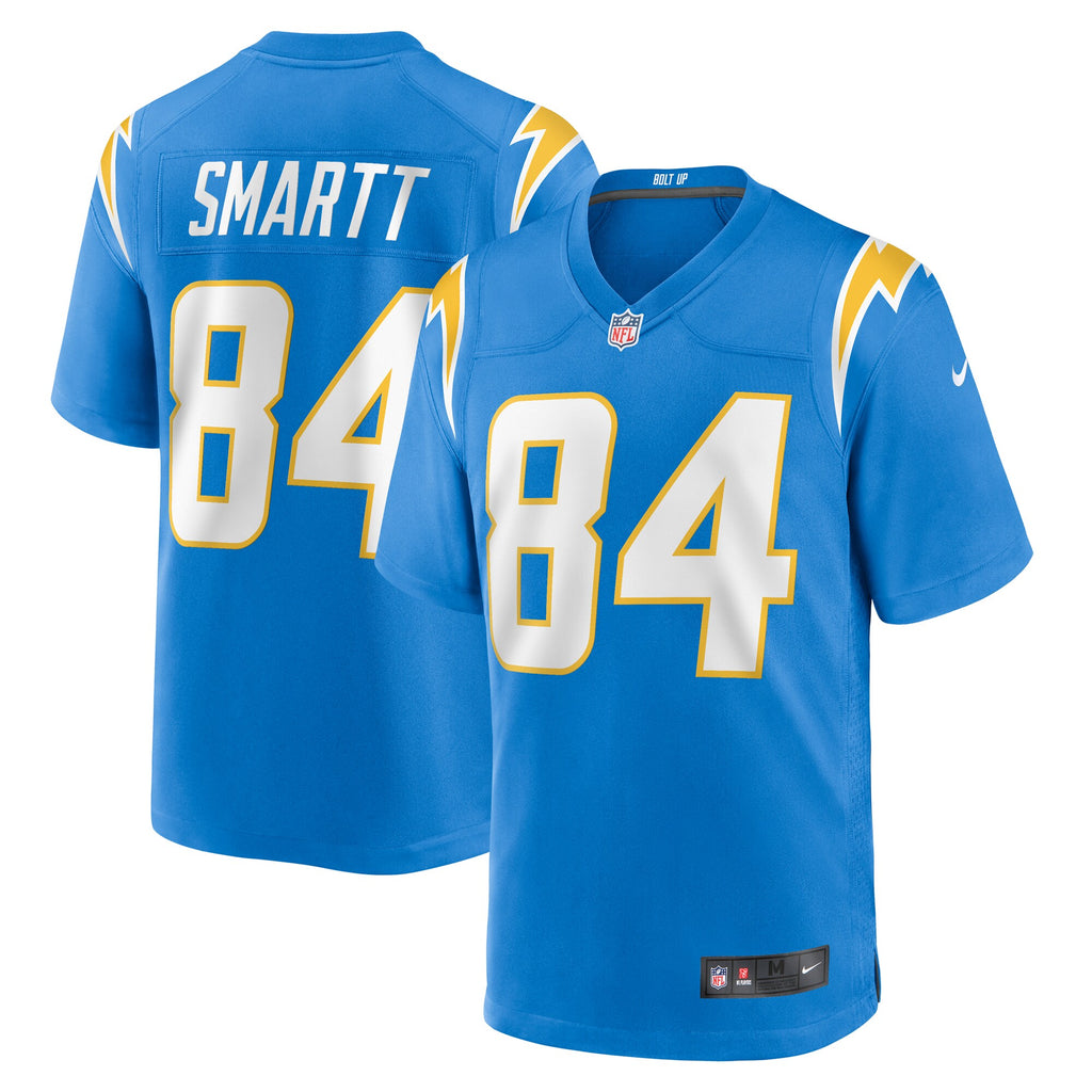 Stone Smartt Los Angeles Chargers Team Game Jersey - ?Powder Blue