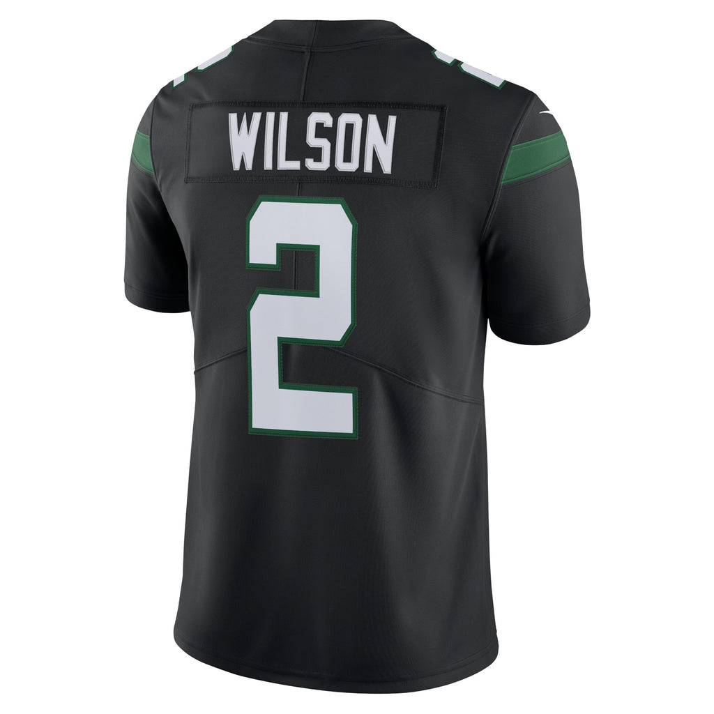 Zach Wilson New York Jets Vapor Limited Jersey - Stealth Black